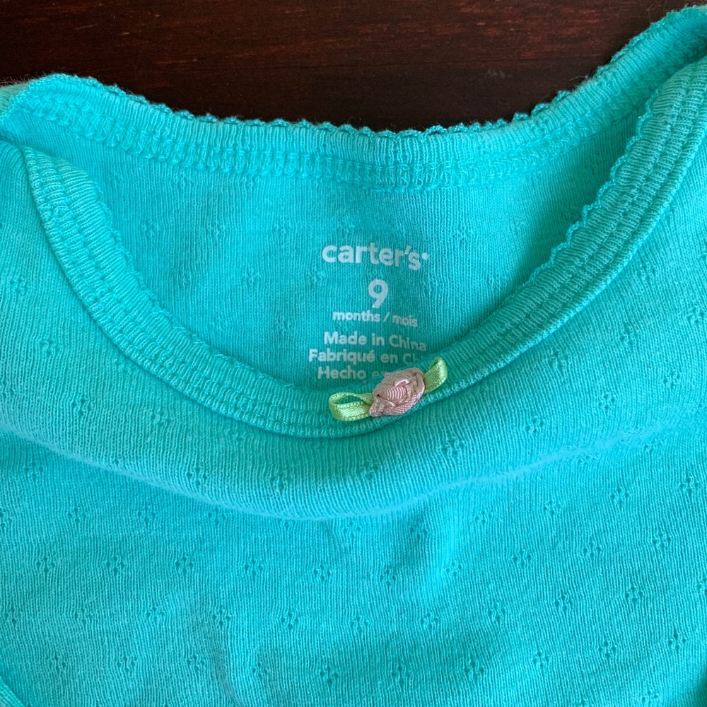 Koala Kids Carter's Baby Girl One Piece Bodysuits Bundle Size 9 Months - Picture 7 of 7